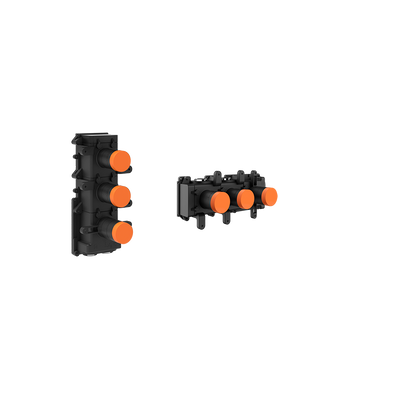 Built-In Part for Two-Way Thermostatic Mixer