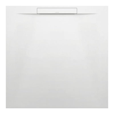 Pro S Square Tray 900mm & Waste | White