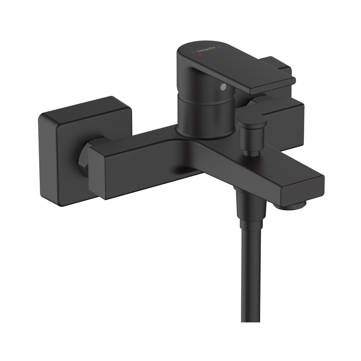 Vernis Shape Single lever bath mixer exposed installation Matt