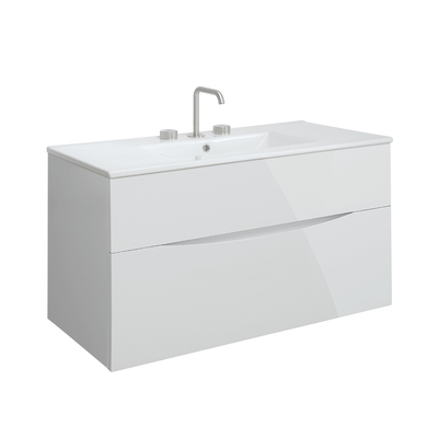 Glide II 2 Drawer Vanity Unit & Basin 1000mm