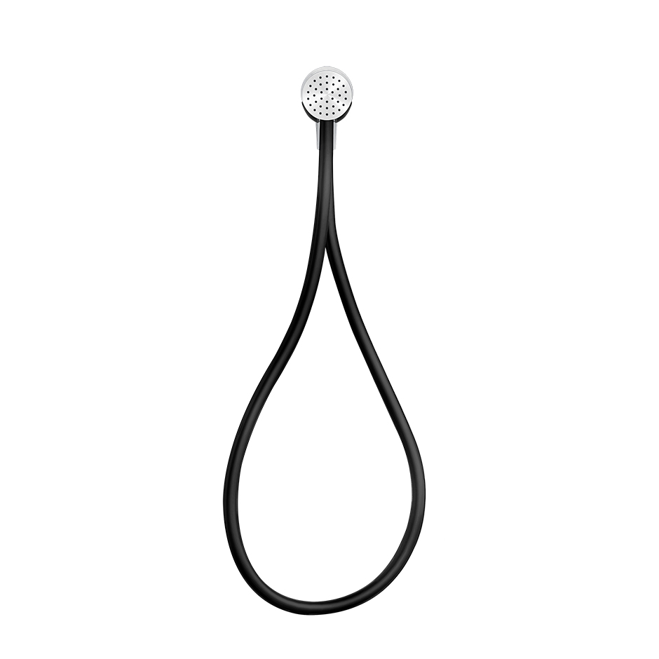 Magnetic Shower Set Handshower 150cm Darkflex Flexible Hose & Water Outlet