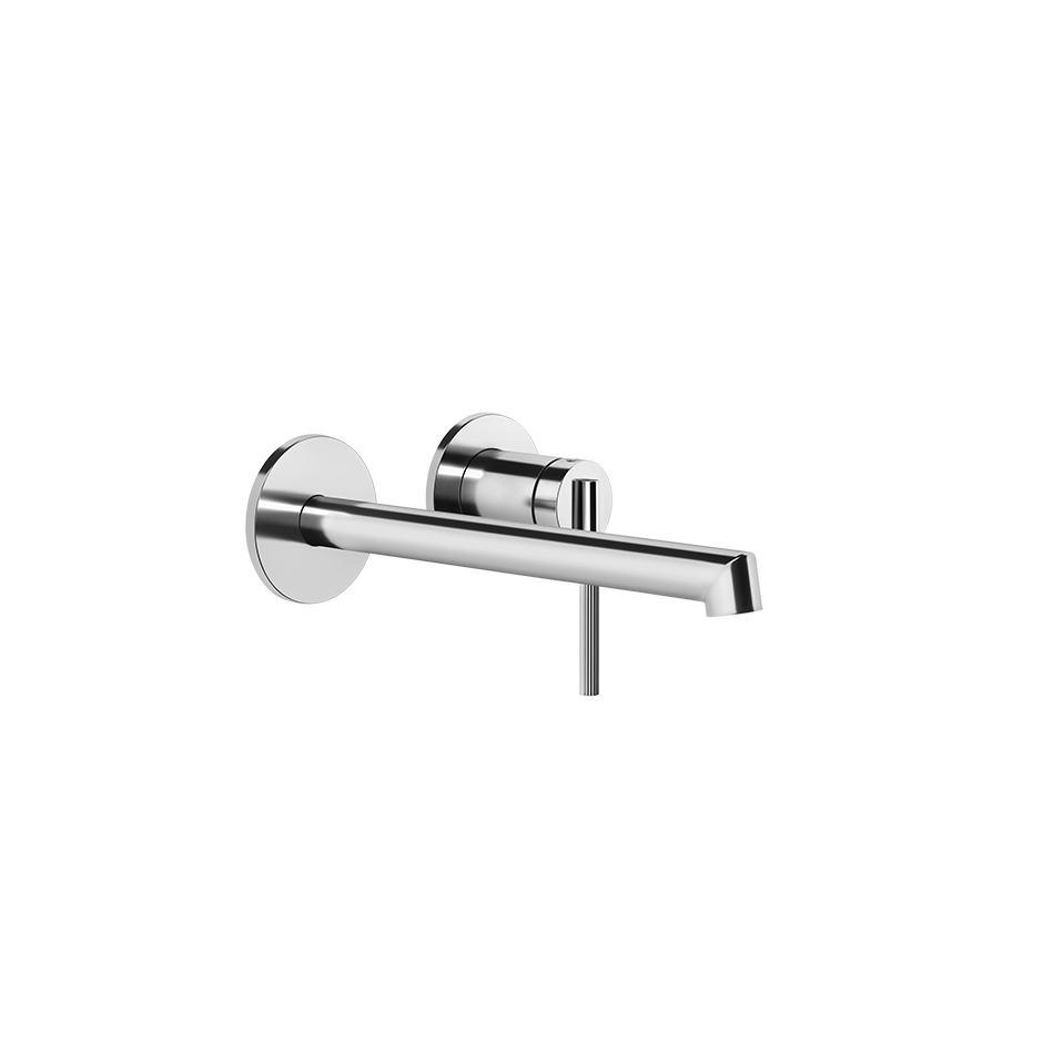 INGRANAGGIO Wall Mounted Basin Mixer Long Spout