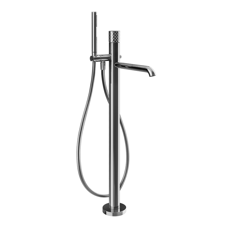 HABITO INTRECCIO Freestanding Bath Mixer Handshower
