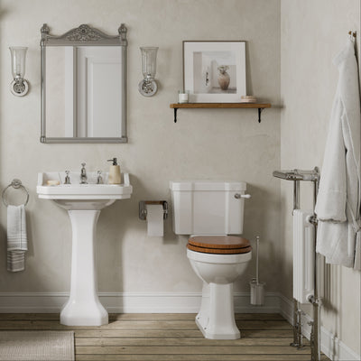 Close Coupled Toilet with 440 Lever Cistern & Seat