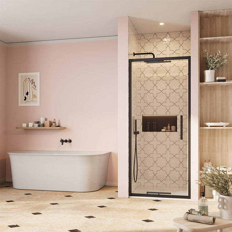Asura Infold Shower Door & Sleek Handle