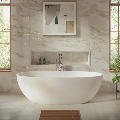 Barcelona Classic Freestanding Bath | Gloss White