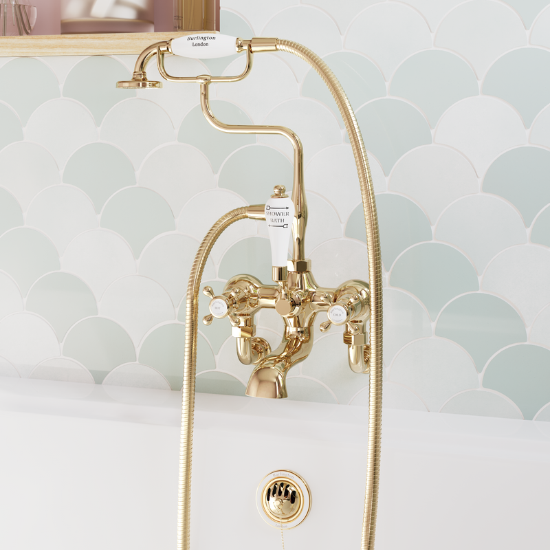 Claremont Wall Mounted Bath Shower Mixer