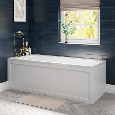 Arundel Single Ended Bath | White