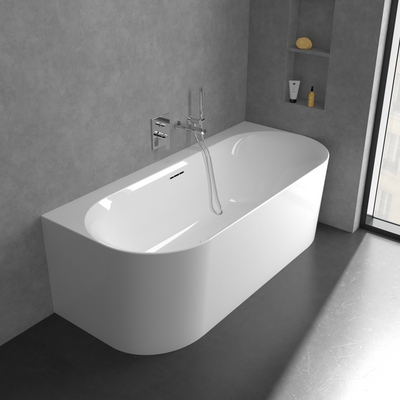 Liberty Rectangular 2-Outlet Concealed Shower Valve with Diverter Single Handle | Chrome
