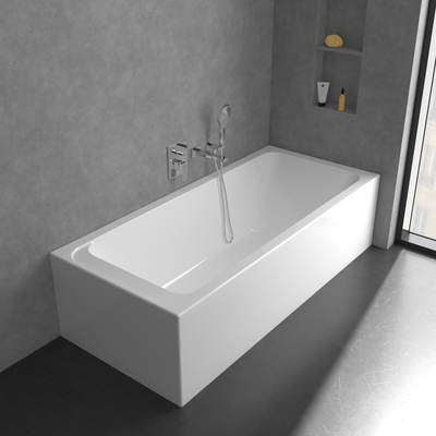 Architectura Square 2-Outlet Concealed Shower Valve with Diverter Single Handle