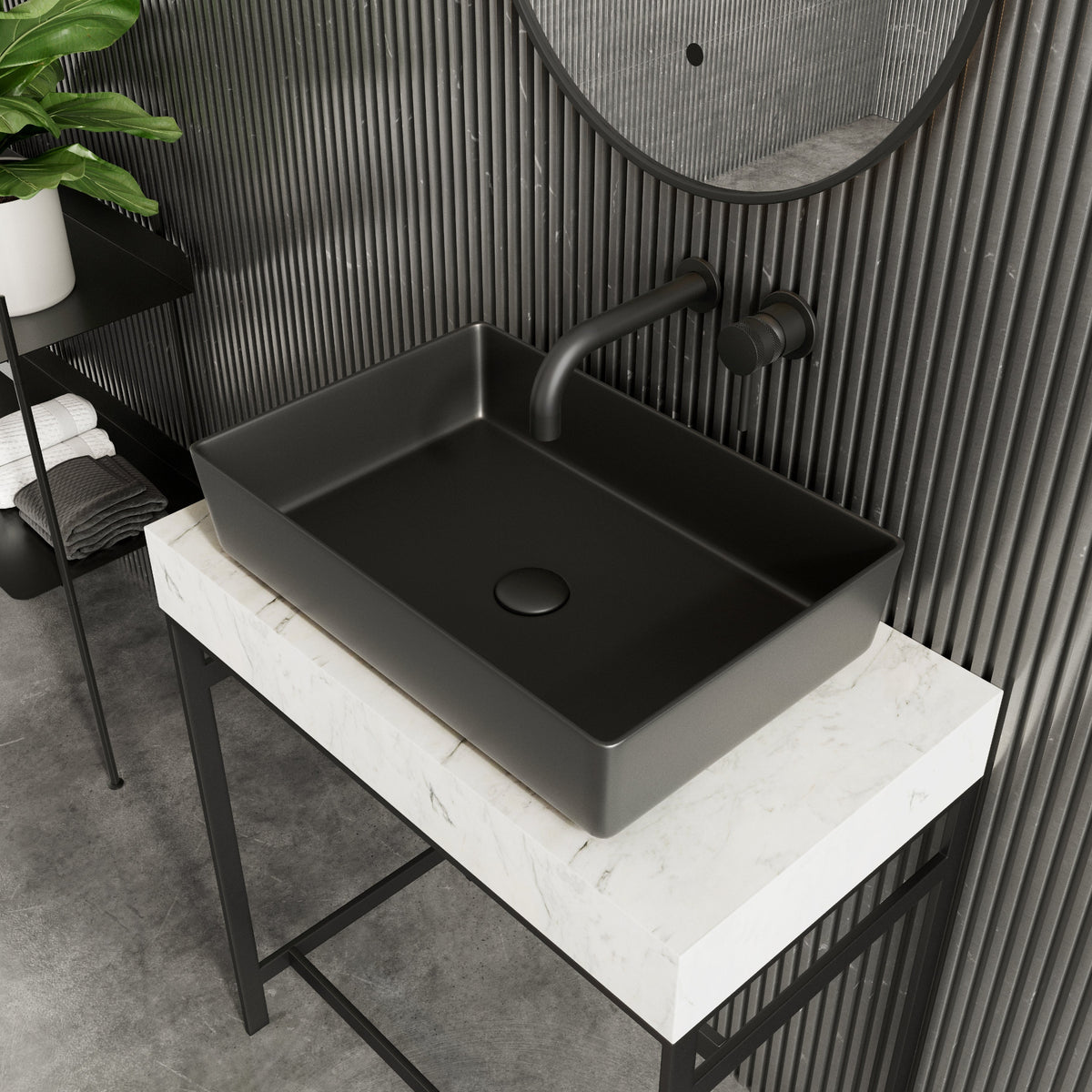 Core Metallic Countertop Basin 340mm