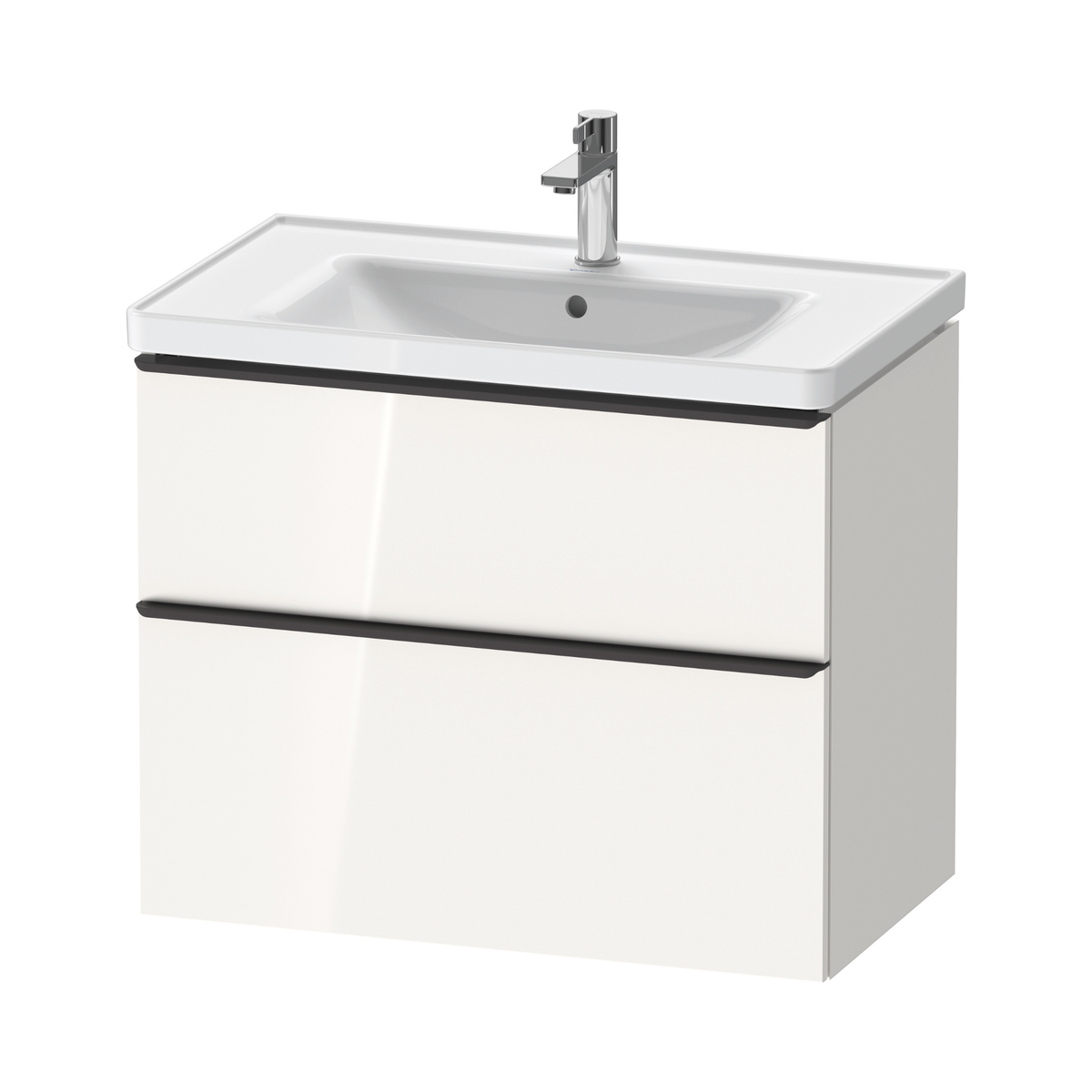 Duravit D-Neo Wall Mounted 2-Drawer Vanity Unit & Basin 800 x 625mm