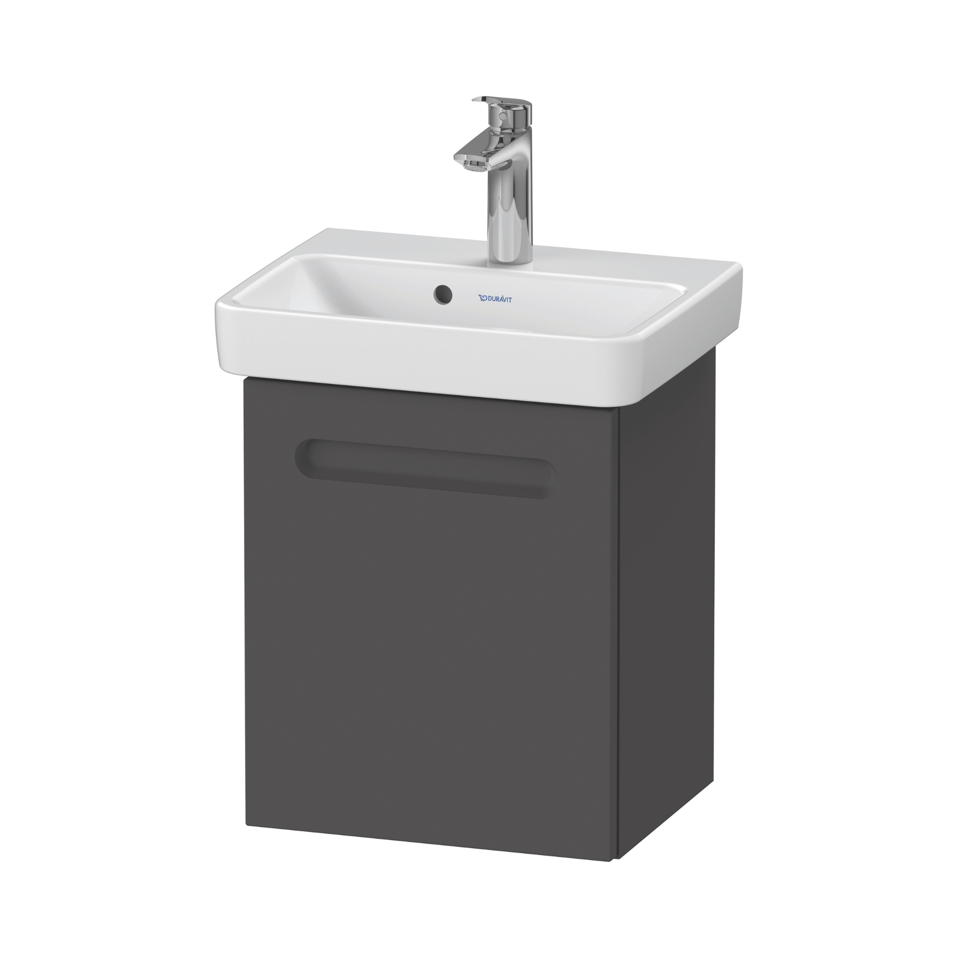 No.1 Wall Mounted 1 Door Vanity Unit & Basin 450mm x 478mm