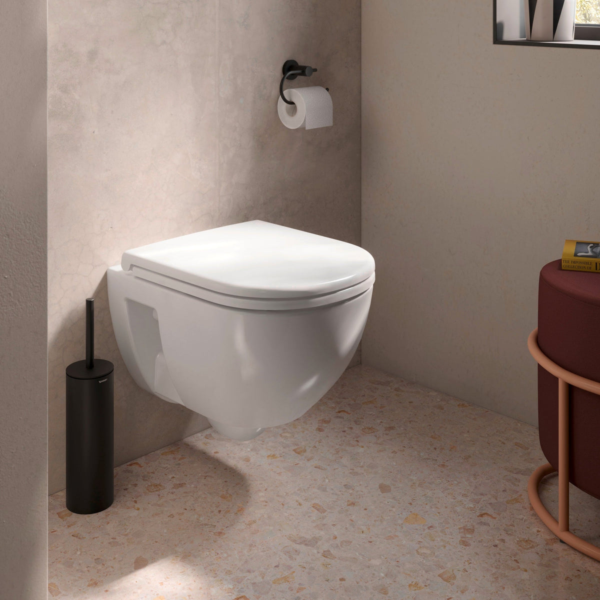 D Code Compact Wall Hung Toilet & Soft Close Seat