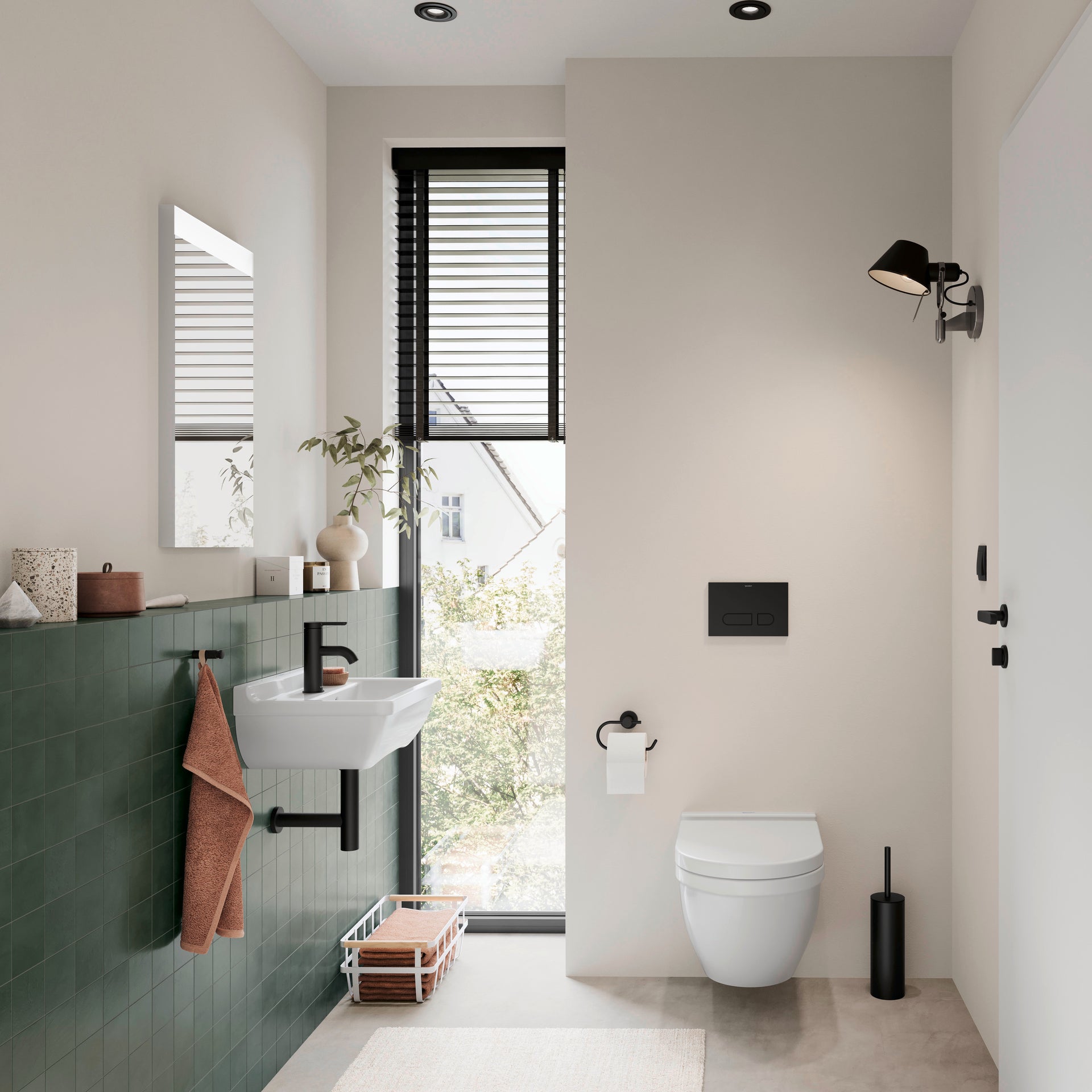 Starck 3 Hand Basin 450mm Gloss