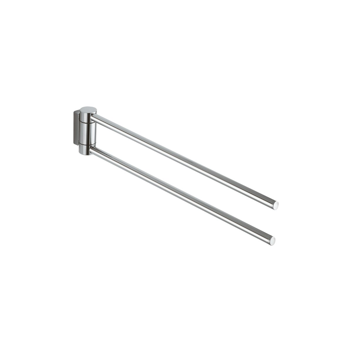 Plan Double Towel Holder Chrome