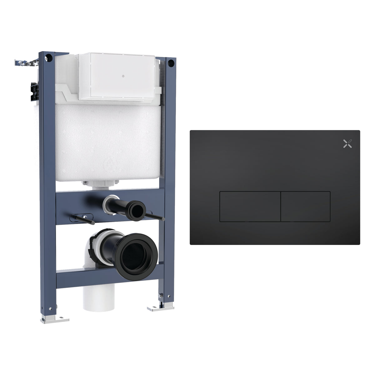 MPRO 0.82m Frame Set Stainless Steel Flush Plate 1