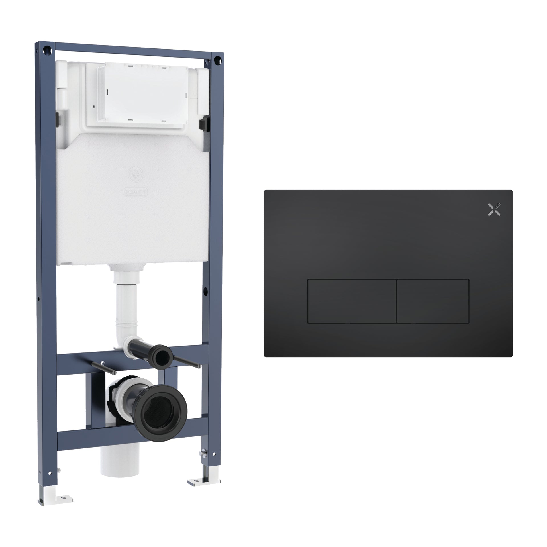 MPRO 1.12m Frame Set Stainless Steel Flush Plate 3