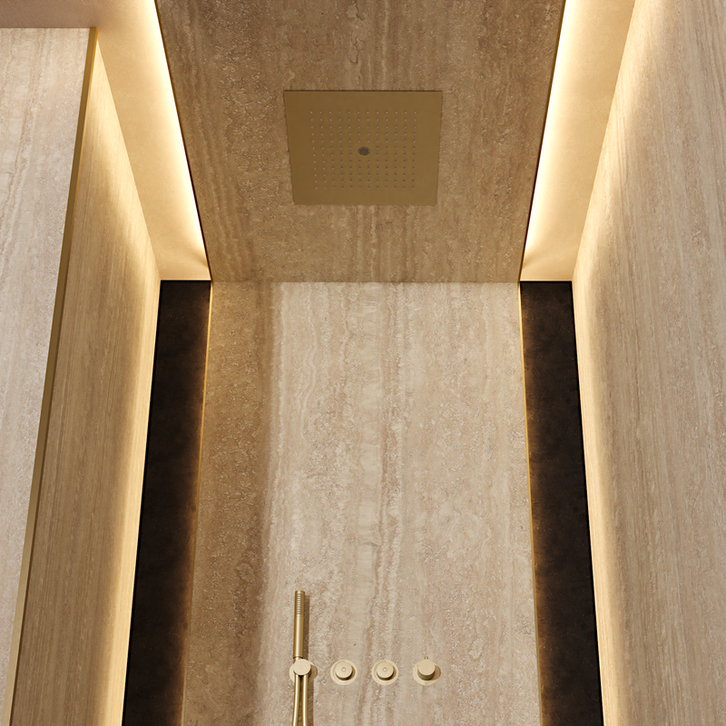 MPRO Stream 380 x 380mm Recessed Shower Head