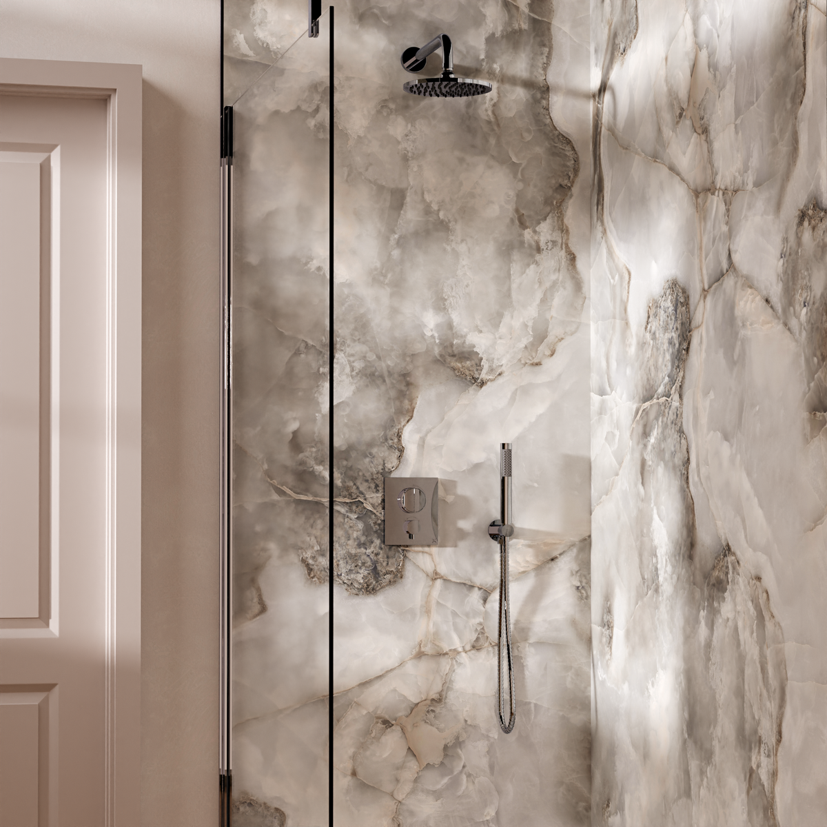 Crosswater Push Shower Set