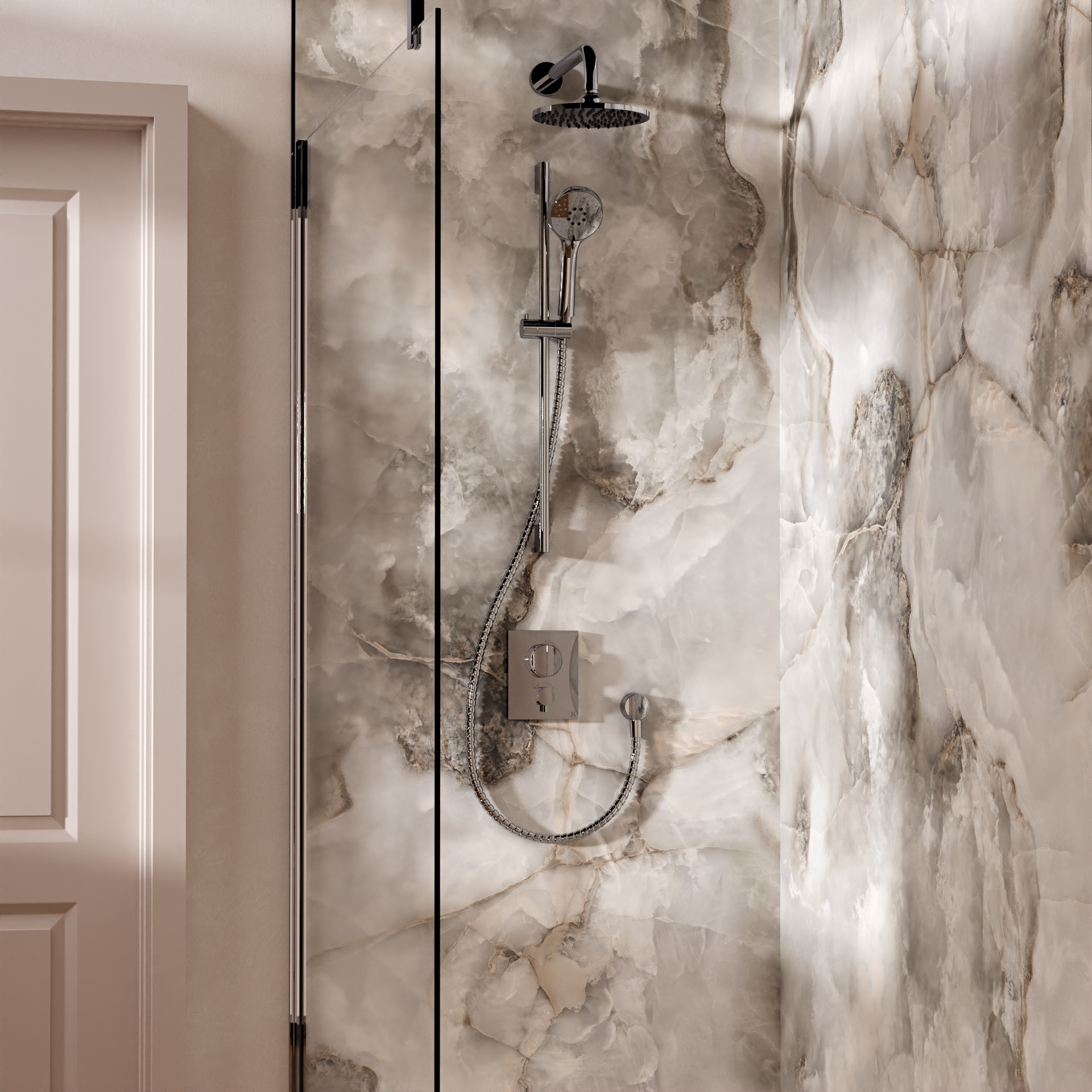 Push Shower Set 2