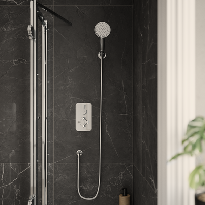 Riviera Single Outlet Shower Valve & Concealed Part