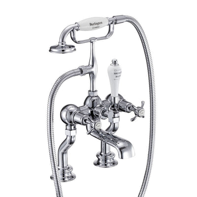 Regent Large Pair of Tap Bases for Bath Taps, Bath Shower Mixers & Bath Fillers