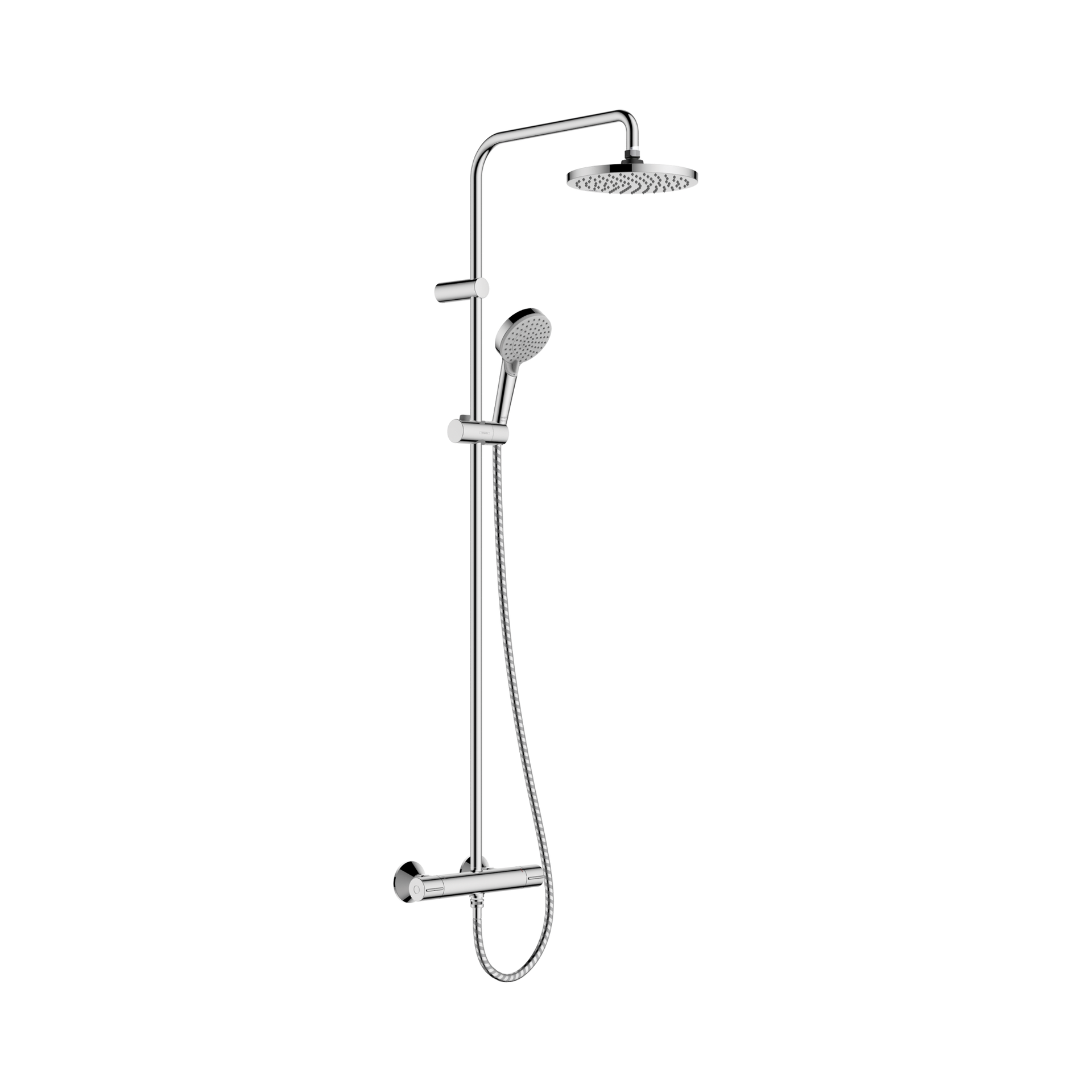 Vernis Blend Showerpipe 200 1jet EcoSmart+ Thermostat Chrome