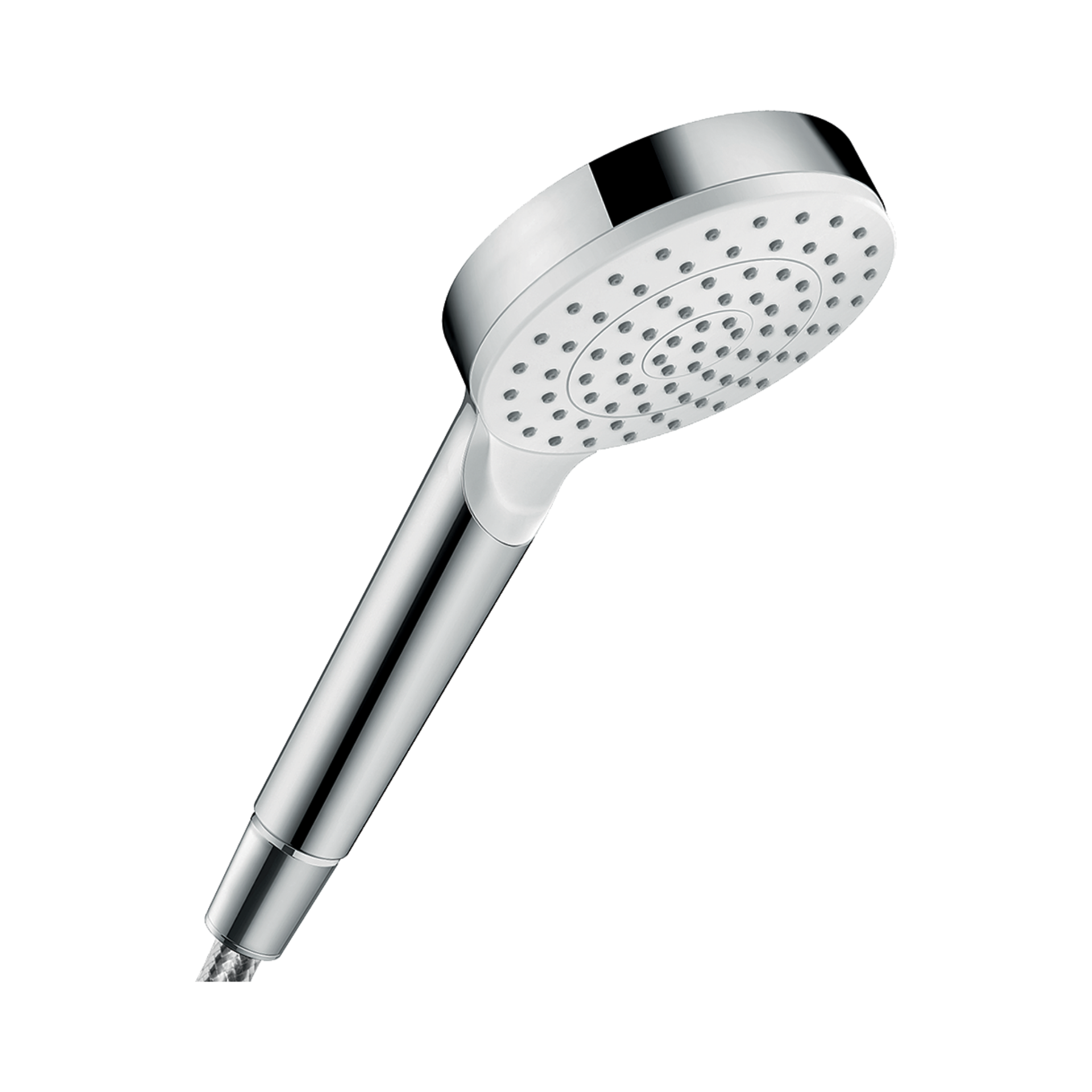 Crometta Hand Shower 100 1jet EcoSmart White Chrome