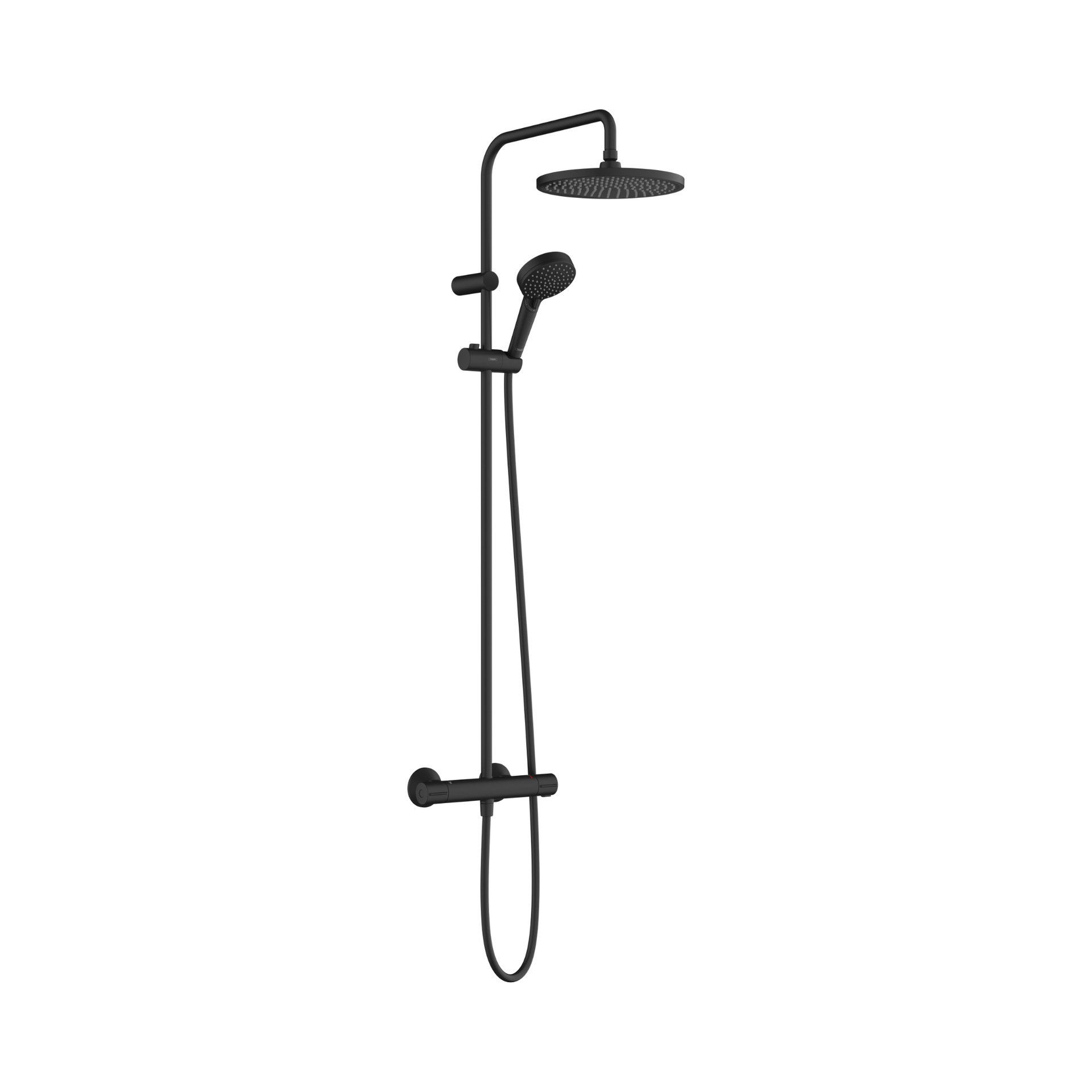 Vernis Blend Showerpipe 240 1jet EcoSmart Thermostat Matt