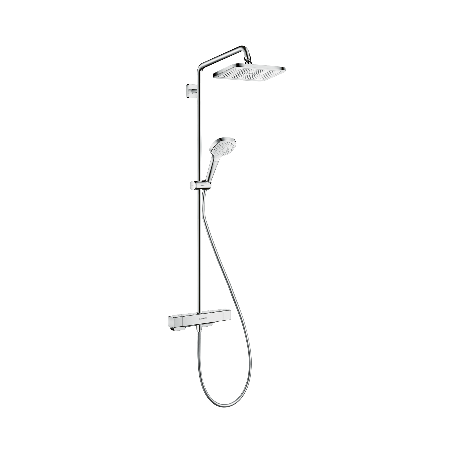 Croma E Showerpipe 280 1jet thermostat Chrome