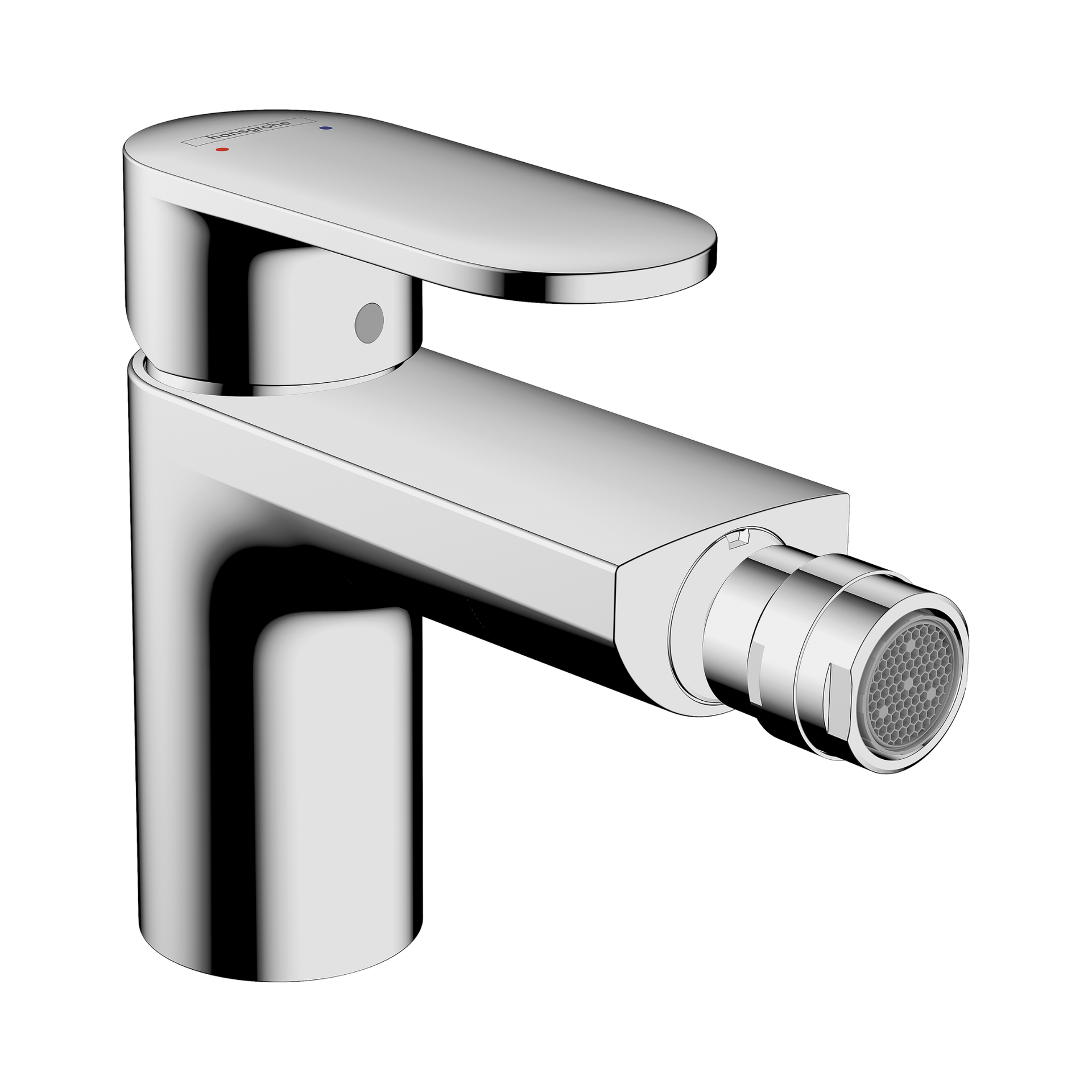 Vernis Blend Single Lever Bidet Mixer Pop Up Waste Chrome