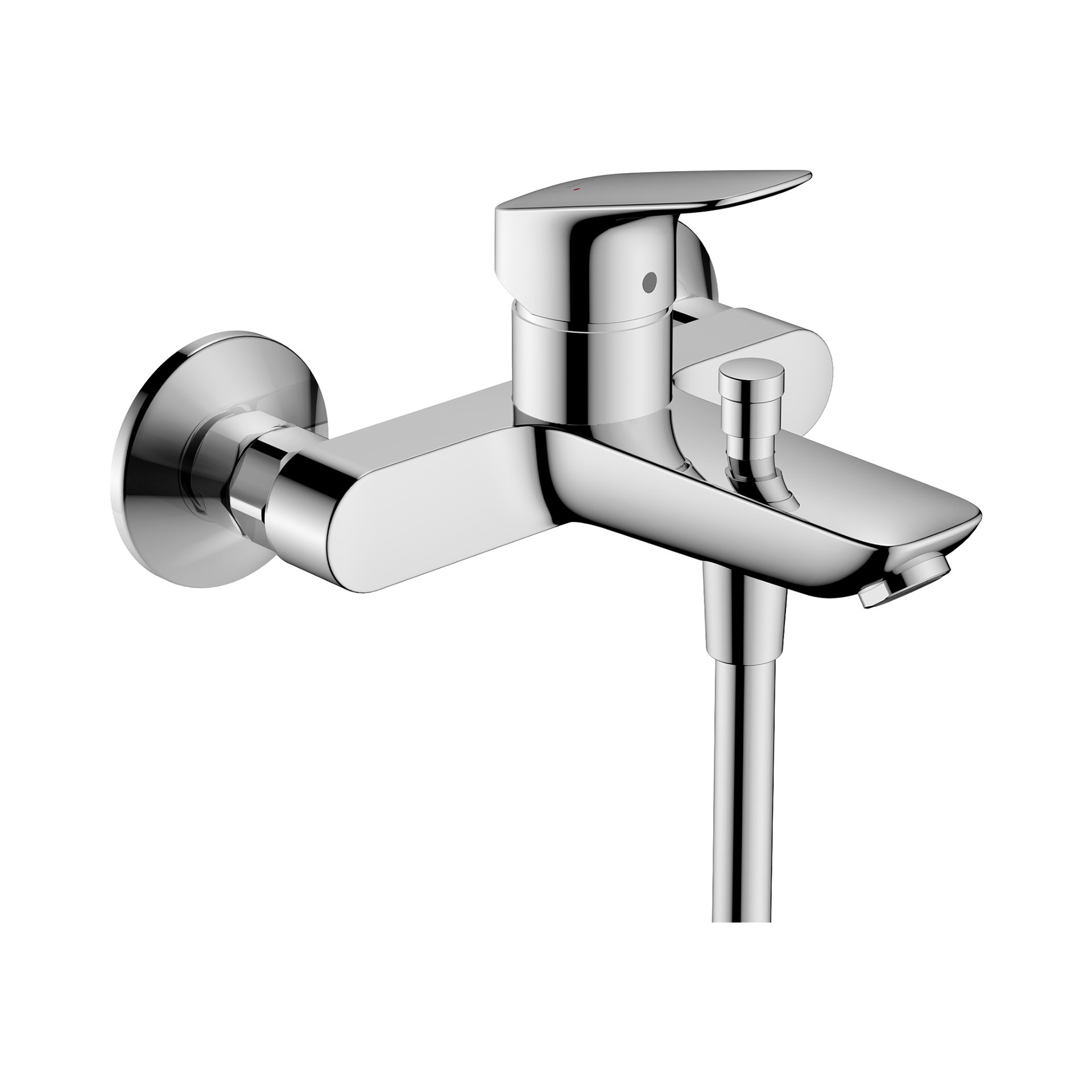 Logis Single Lever Manual Bath Mixer Exposed Installation Chrome