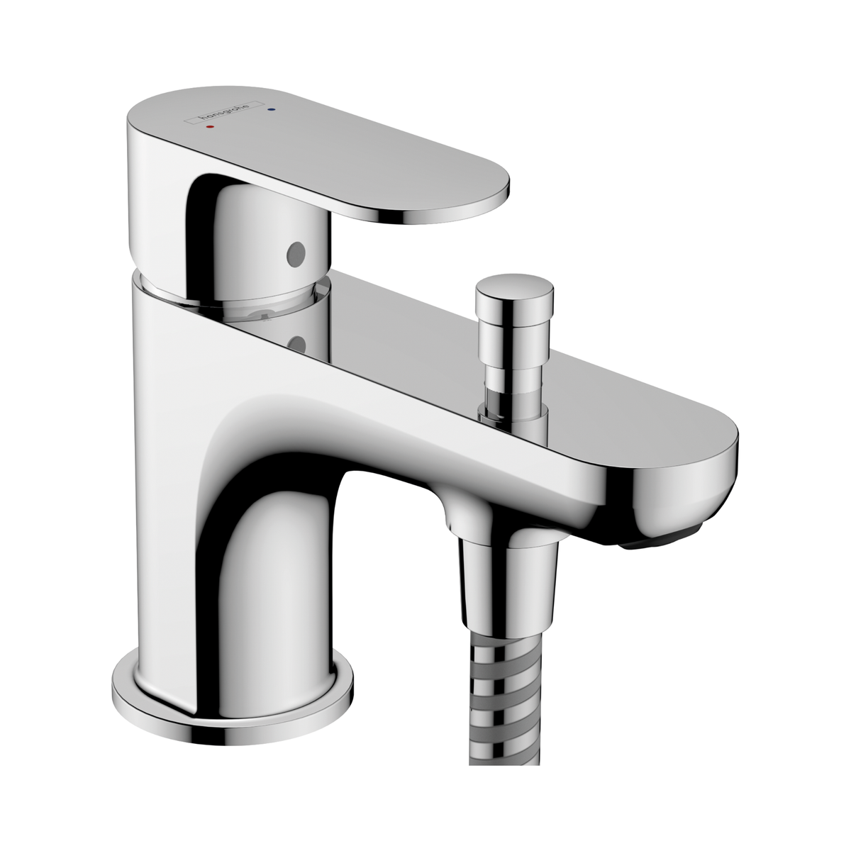 Rebris S Single Lever Bath & Shower Mixer Monotrou 2 Flow Rates Chrome