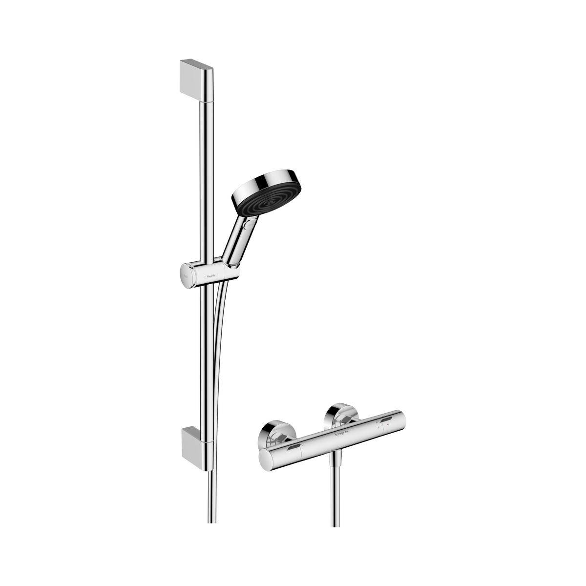 Pulsify Select S Shower System 105 3jet Relaxation EcoSmart Ecostat Fine Chrome