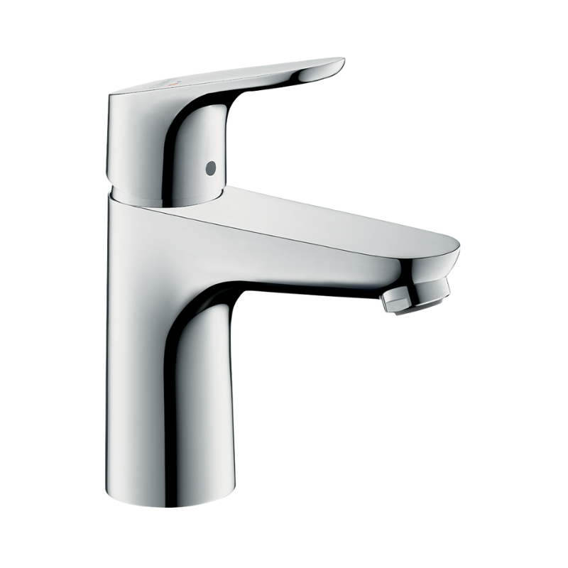 Focus Single Lever Basin Mixer 100 Coolstart without Waste Chrome
