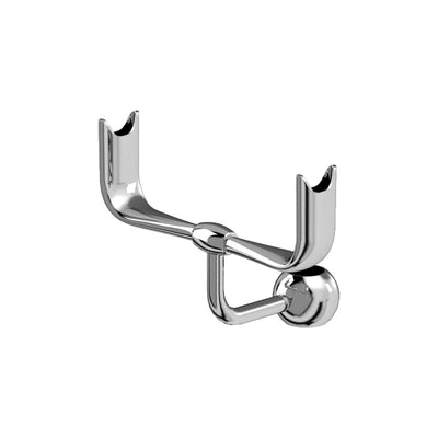 Handset Cradle for Vertical Riser | Chrome