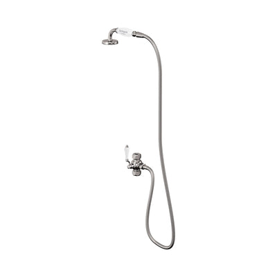 Ceramic Telephone Handset, Hose & Divertor | Chrome