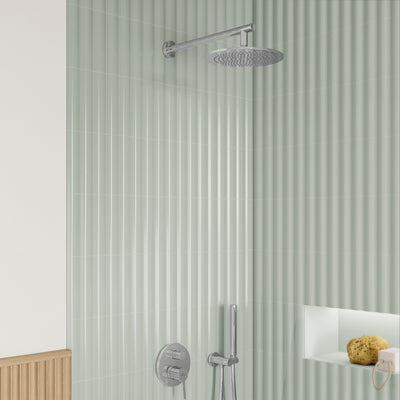 Universal Wall Mounted Round Shower Arm 408mm