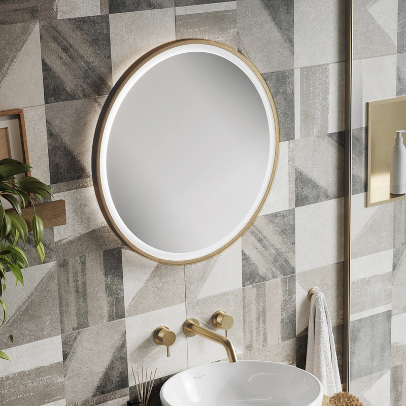 Round LED Mirror with Demister