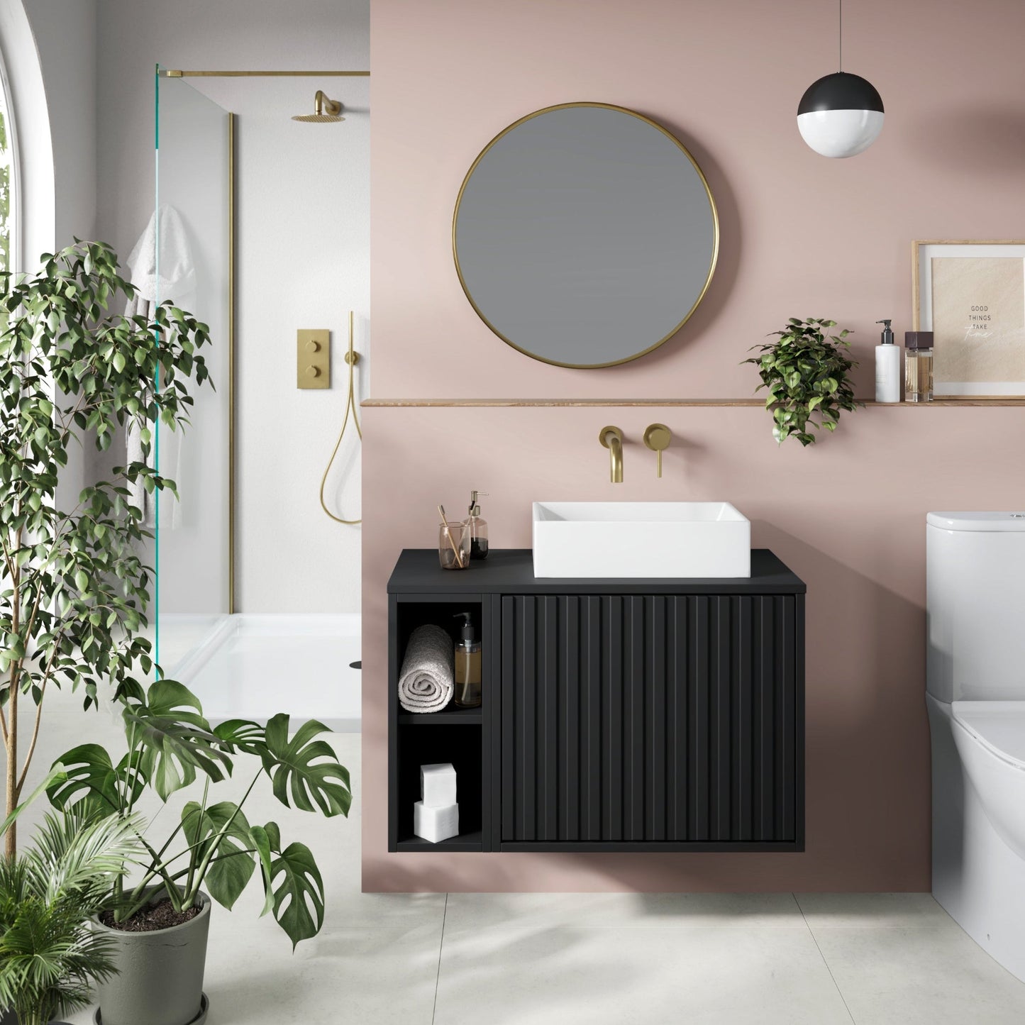  - Alfie 1 - Drawer Vanity Unit for Countertop Basin 800mm - Soaque
