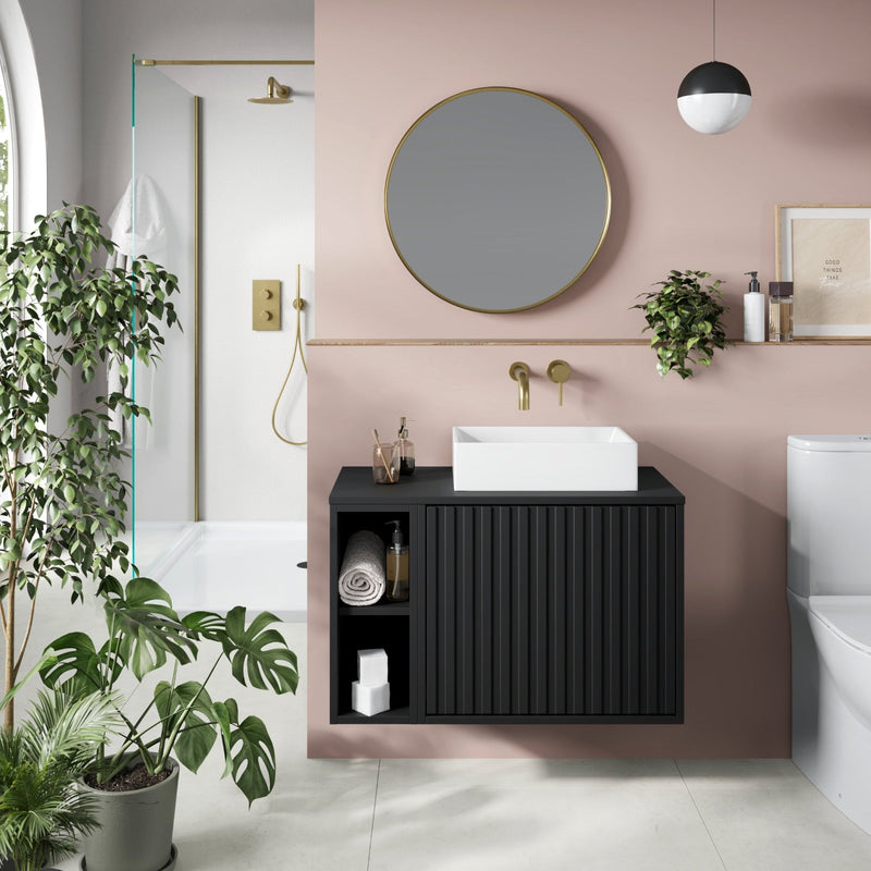  - Alfie 1 - Drawer Vanity Unit for Countertop Basin 800mm - Soaque