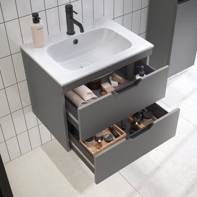  - Aubrey Vanity Unit & Basin 600mm - Soaque