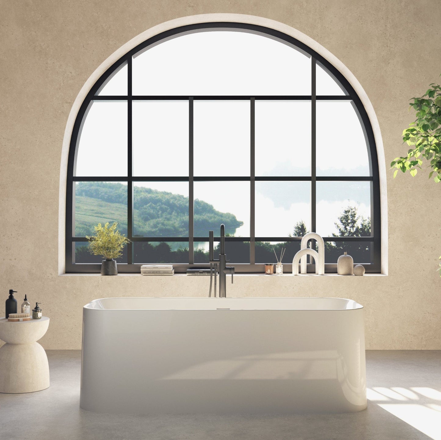 BATH-006 - Choices Freestanding Bath | White | Scudo | BATH - 006 - Soaque