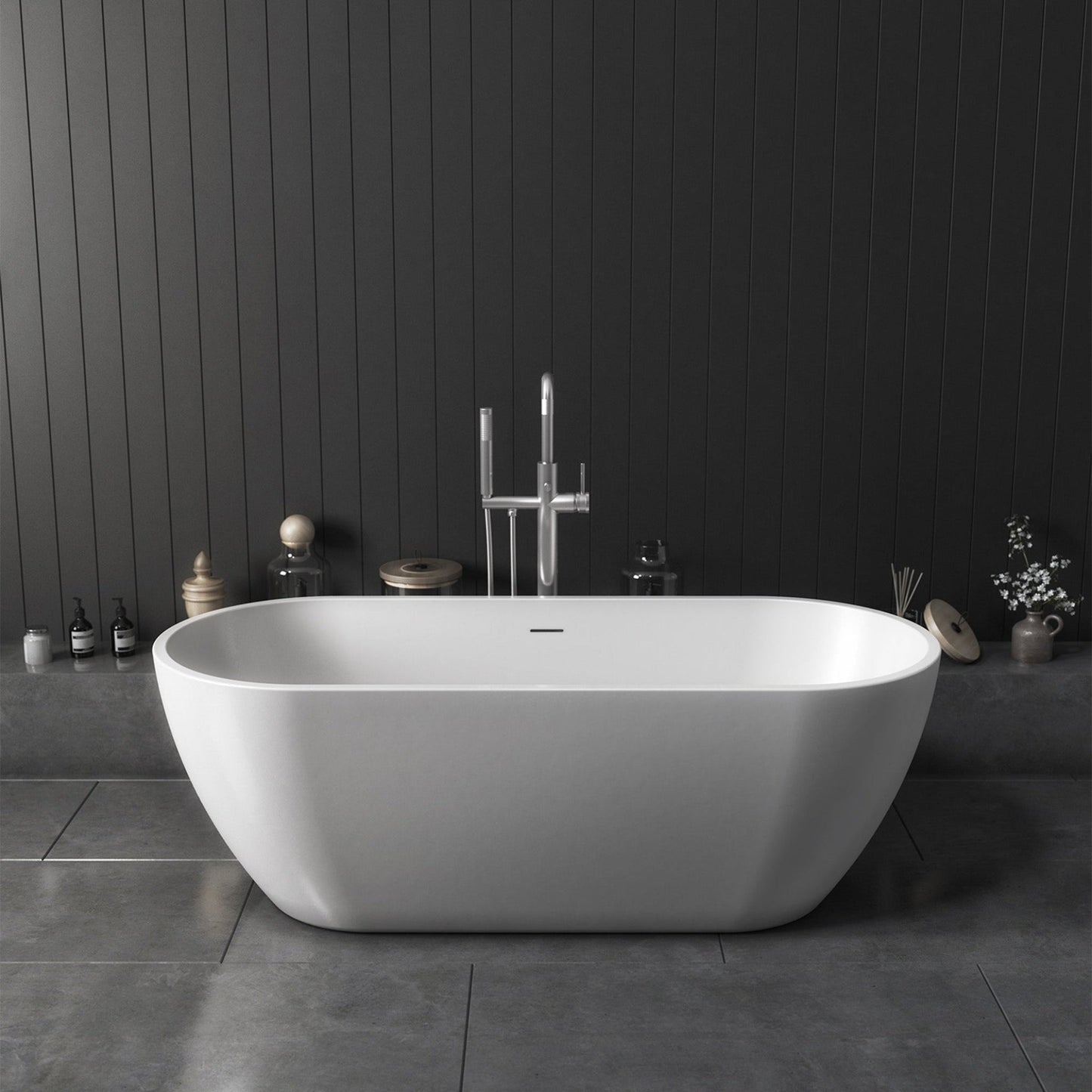 BATH-FORM - Form Freestanding Bath | White | Scudo | BATH - FORM - Soaque