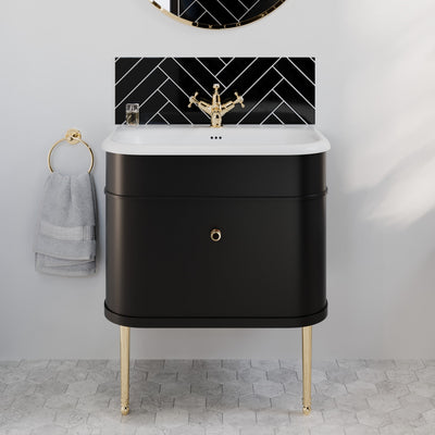 Chalfont Single Drawer Unit 650mm with Ceramic Basin