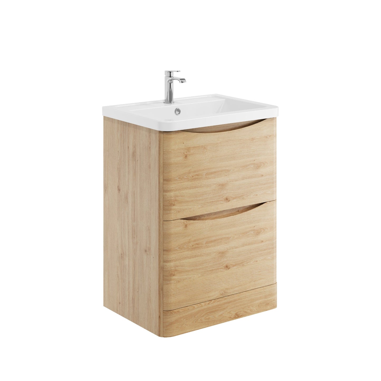  - Bella Floorstanding Vanity Unit & Basin 600mm - Soaque