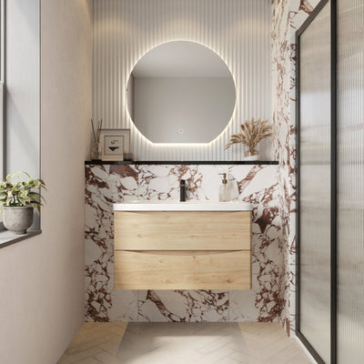 Bella Wall Hung Vanity Unit & Basin 800mm