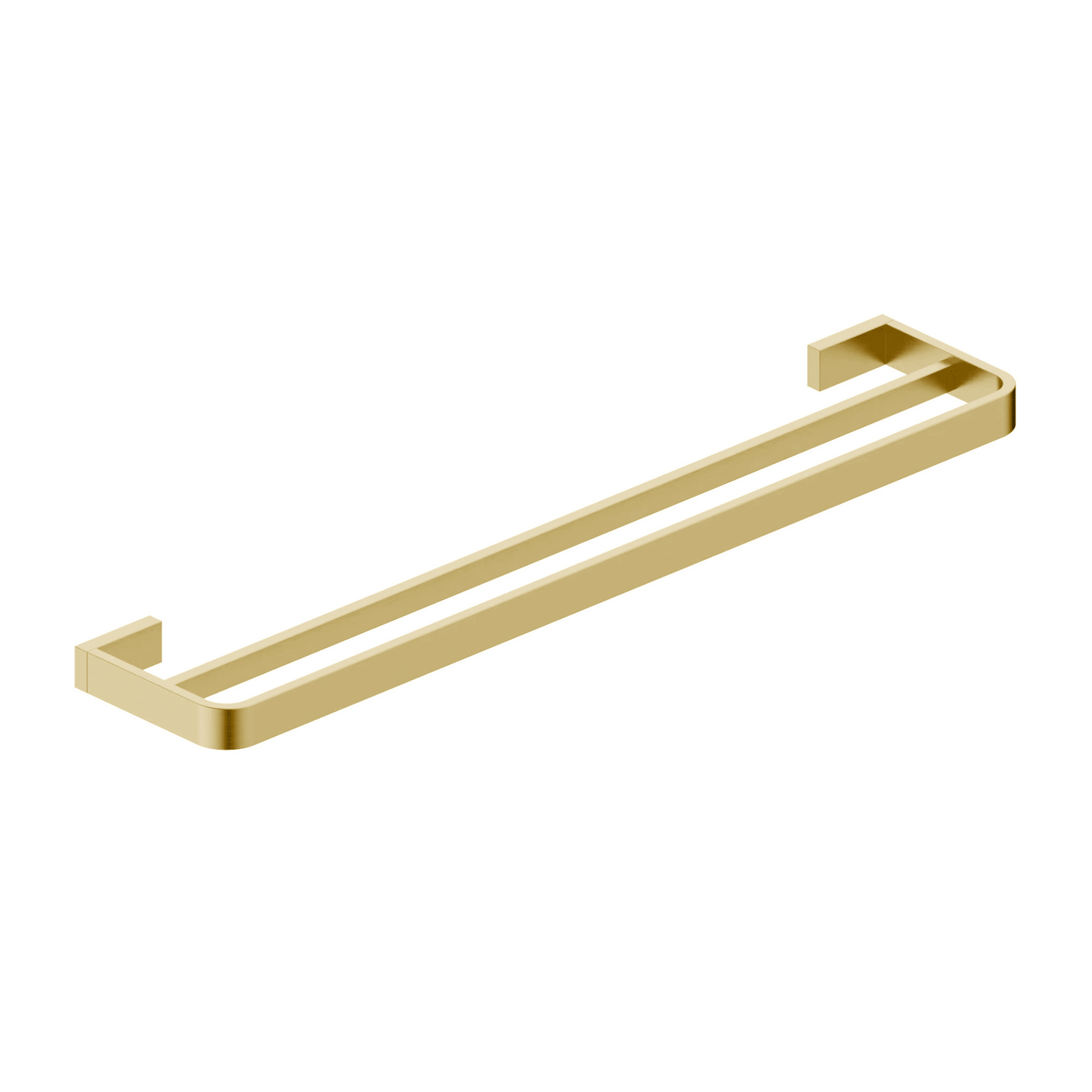 BRASSACC-005 - Roma Double Towel Rail | Brushed Brass | Scudo | BRASSACC - 005 - Soaque
