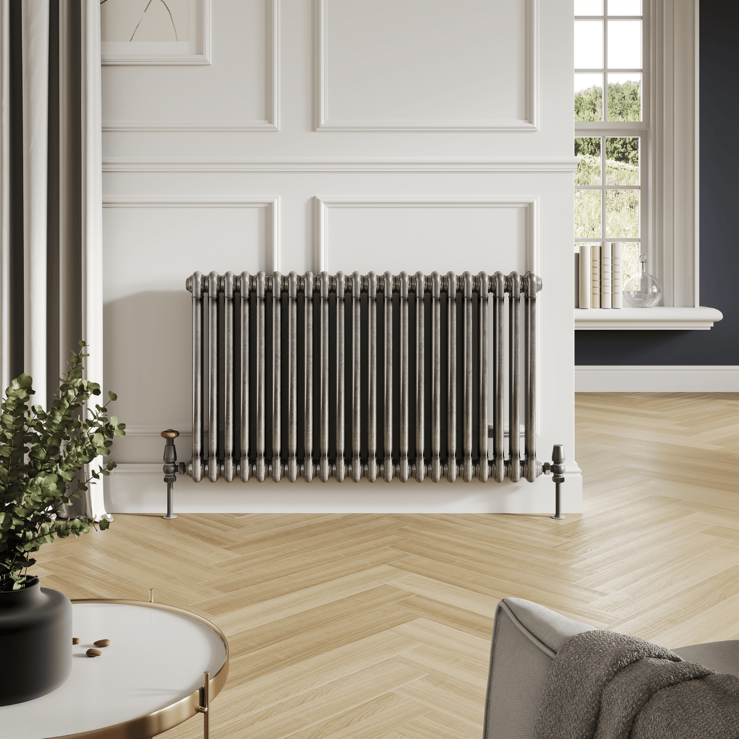 COL-2-60-101-RM - 2 Column Horizontal Designer Radiator 600mm - Soaque